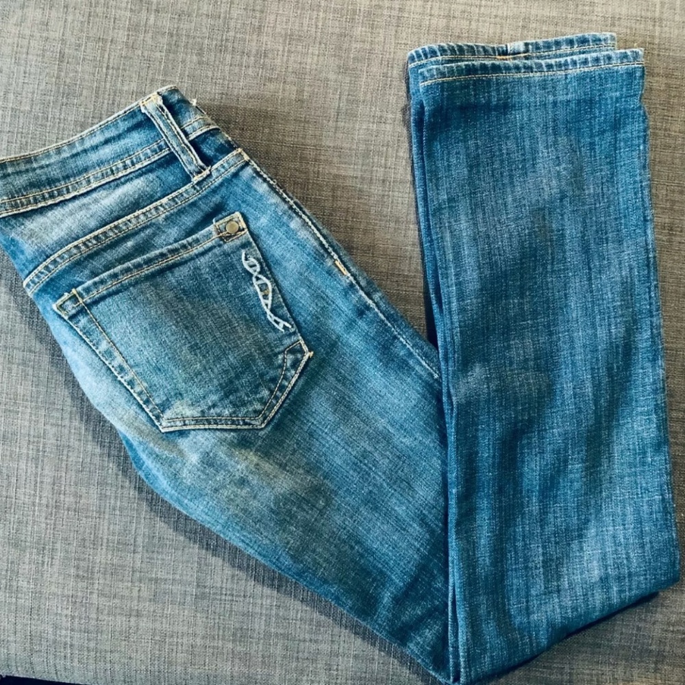 Genetic Denim Dark Wash Skinny Straight Jeans